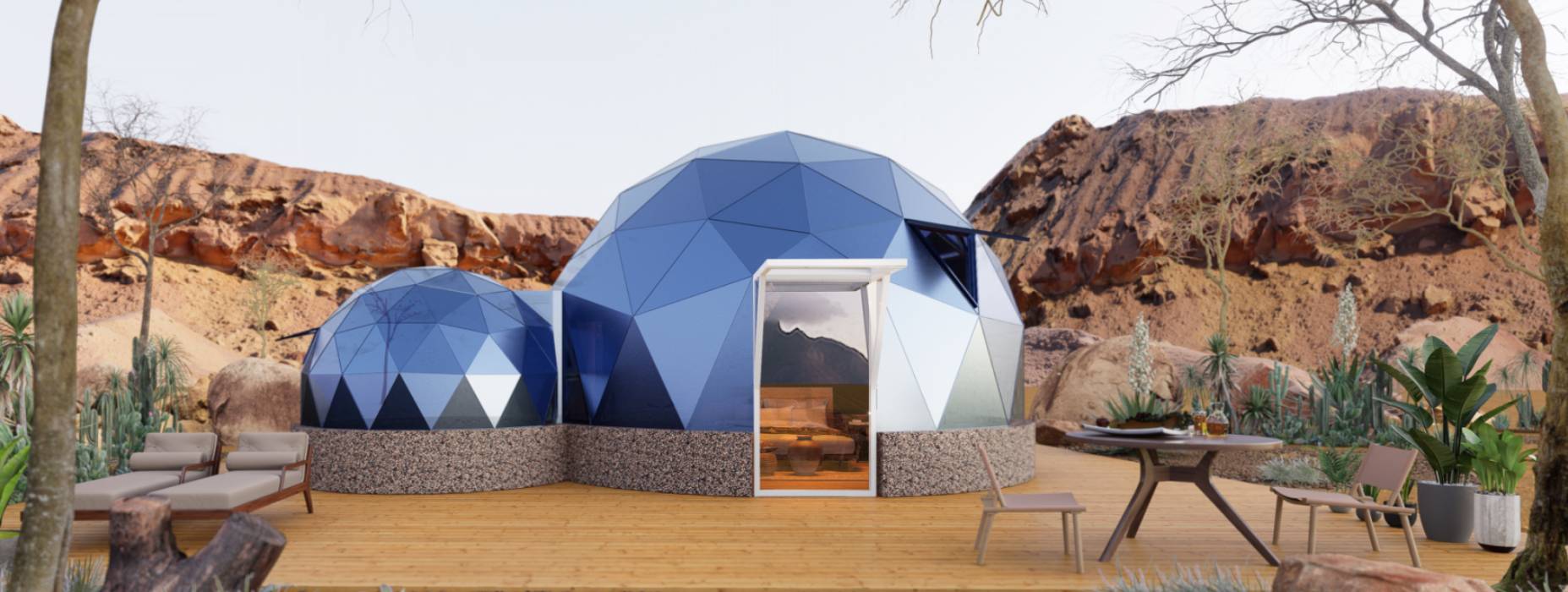 富川球形智能光伏玻璃星空房